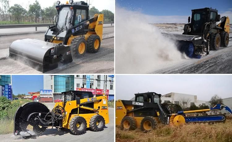 XCMG Skid Steer Loader Xc770K China Mini Four Wheel Drive Skidsteer Loader