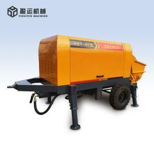 Remote Control S Valve Small Portable Concrete Pump