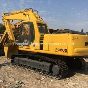Japan Komatsu Excavator Original PC200 20ton Hydraulic Crawler Excavators