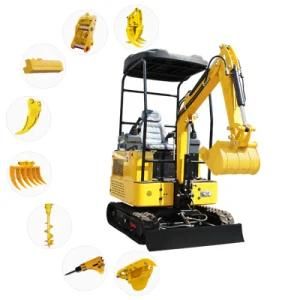Hydraulic 0.8 Ton 1 Ton Mini Excavator with Cheap Prices for Sale 1.8 Ton Digger