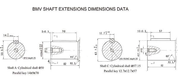 High Torque Orbital Hydraulic Motor Omv630 / Mv630 / Bmv630