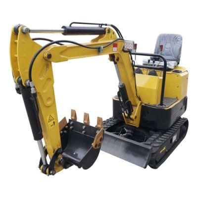 1 Ton 0.8t Rubber Track Hydraulic Crawler Digger Machine Excavator