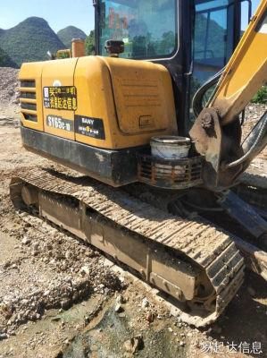 Used Mini Medium Backhoe Excavator Sany Sy55c Construction Machine Second-Hand