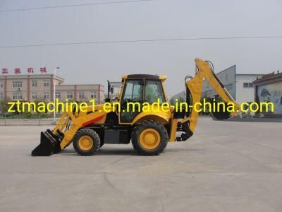 2.5 Ton Quality Assurance Professional High Efficiency Backhoe Loader for Construction Works