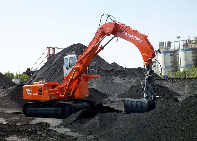 China Bonny Wzy32-8c 32 Ton Crawler Hydraulic Material Handler with Rotational Clamshell Grab