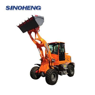 70HP 0.55m3 1.5 Ton Small Loader, Mini Wheel Loader