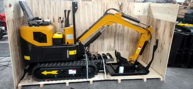 China Brand New Excavator Mini Hydraulic Excavator 1.2 Ton Excavator with Diesel Engine
