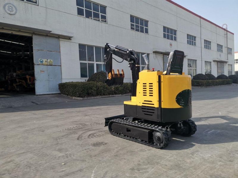 1.5t Mini Excavator/Mini Pelle/Miniescavatore with Boom Swing and Retractable Tracks