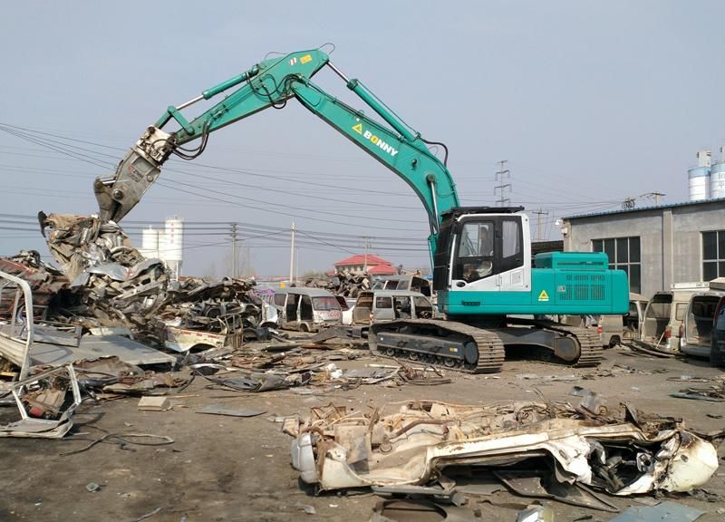 BONNY New CJ260-8 26ton Crawler Hydraulic Dismantler for Scrap Cars Waste Automobile Scrapped Vehicle