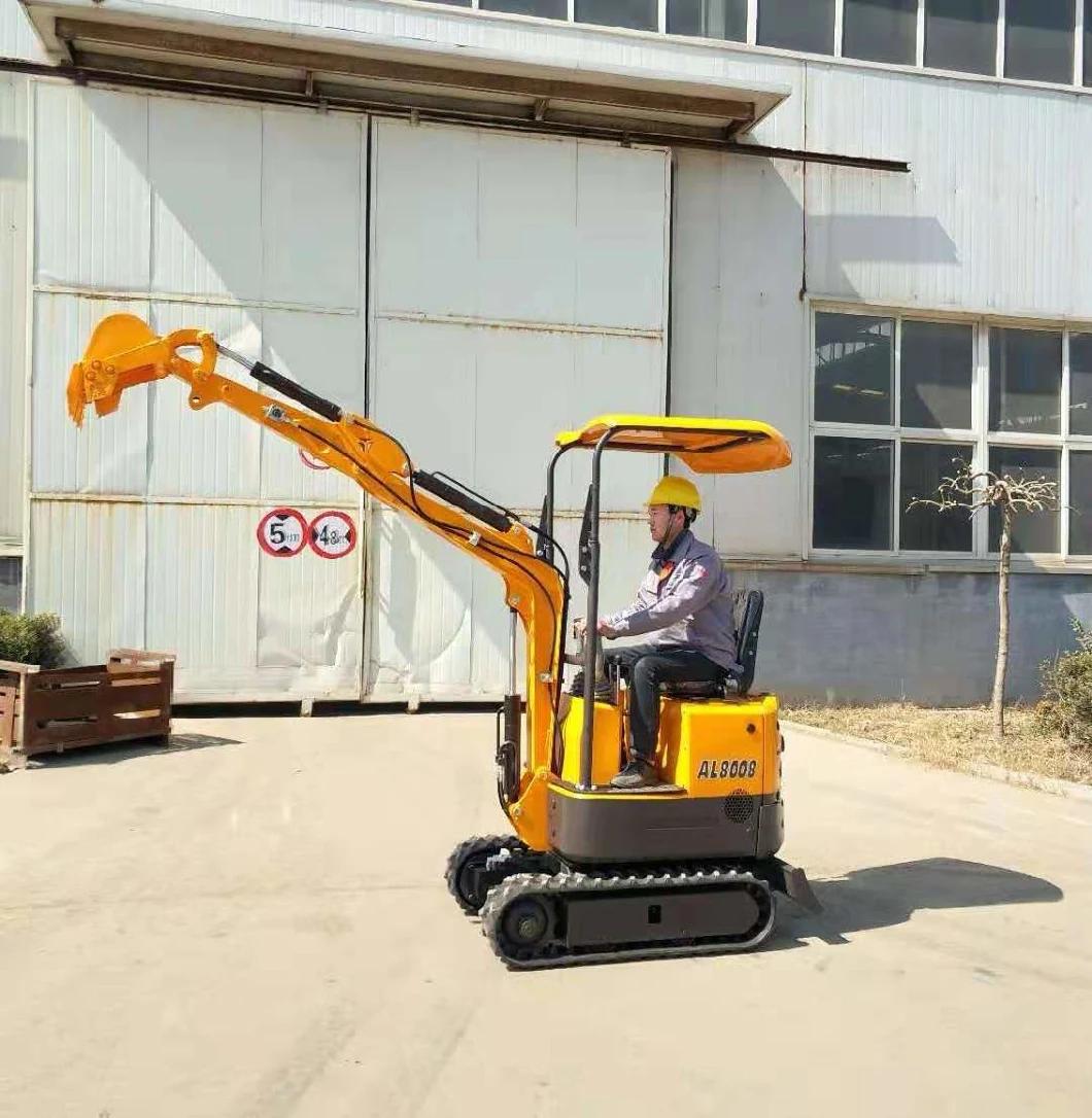 AL8008 0.8ton Mini Excavators with Various Attachments and Cheap price