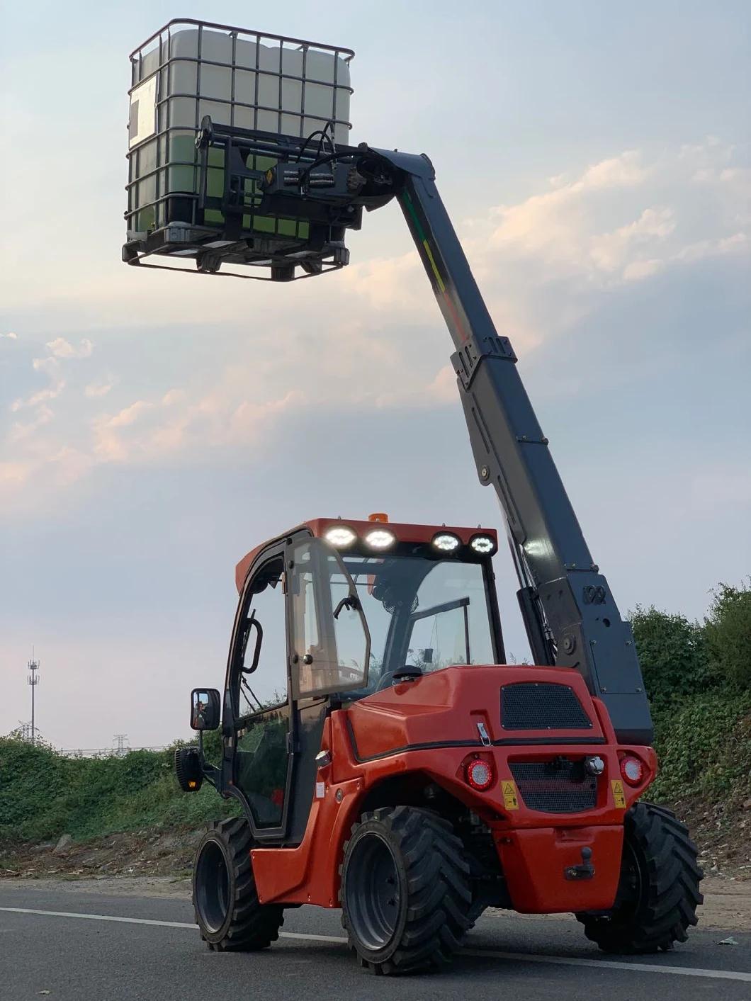 Everun Ert1500 Chinese CE Small Telehandler Telescopic Boom Handler Compact Front End Portable Construction Farm Garden EPA Mini Wheel Loader Made in China