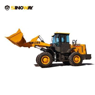 Mini Front End Loader Hydraulic Compact Wheel Loader with Small Shove Bucket