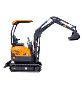 Rhinoceros Mini Excavator Xn16 Mini Digger for Sale Best Micro Digger Xiniu 16