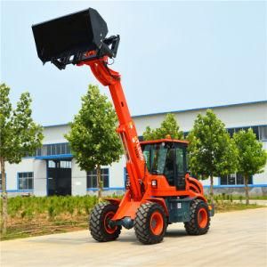 Ce Approval Telescopic Boom Wheel Loader Tl2500 Hydraulic Joystick Control Front End Loader