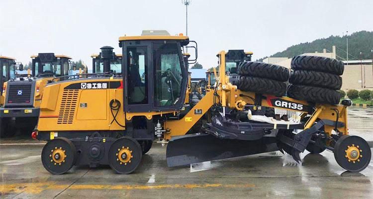 XCMG Road Grader 100-300HP Series Gr100 Gr135 Gr165 Gr180 Gr215 New Motor Grader with Ripper and Blade Price for Sale