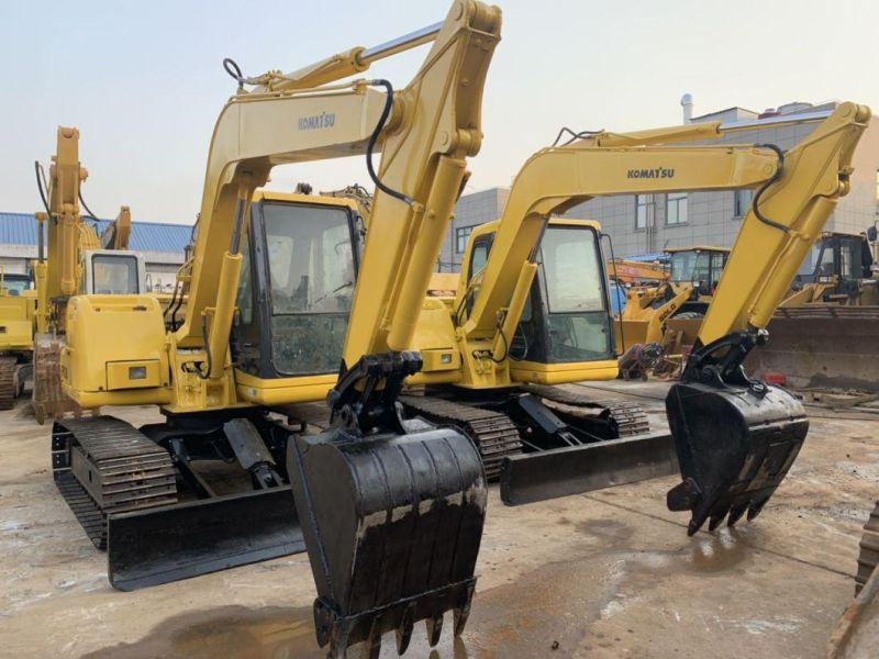 Japan Surplus Mini 6t Komatsu PC60 Backhoe Excavator, Komatsu PC60-7 PC70 Crawler Excavator