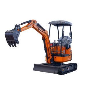 1.8 Ton Mini Tire Excavator Mini Track Digger for Sale