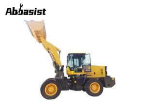 Abasist AL20B 2 ton wheel loader with snow blade