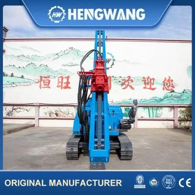 Hot Sell Rotation Angle 360 Pile Driver Pile Length 3m Solar Crawler Hydraulic Photovoltaic Pile Driver