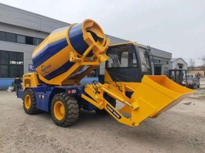 4.5cbm Heavy Self Loading Mobile Concrete Cement Mixer Construction Mixing Machine Machinery Truck