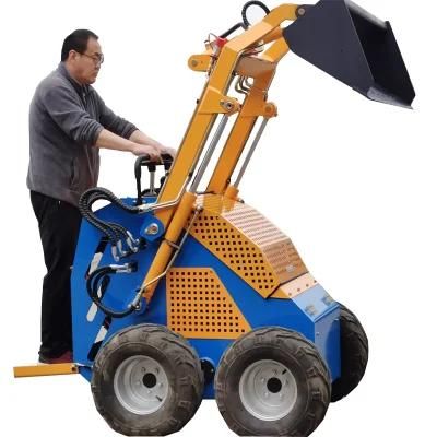 Petrol Engine Mini Skid Steer Wheel Loader for Household