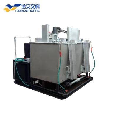 Vehicle-Mounted Double-Cylinder Hydraulic Thermoplastic Paint Heating Machine