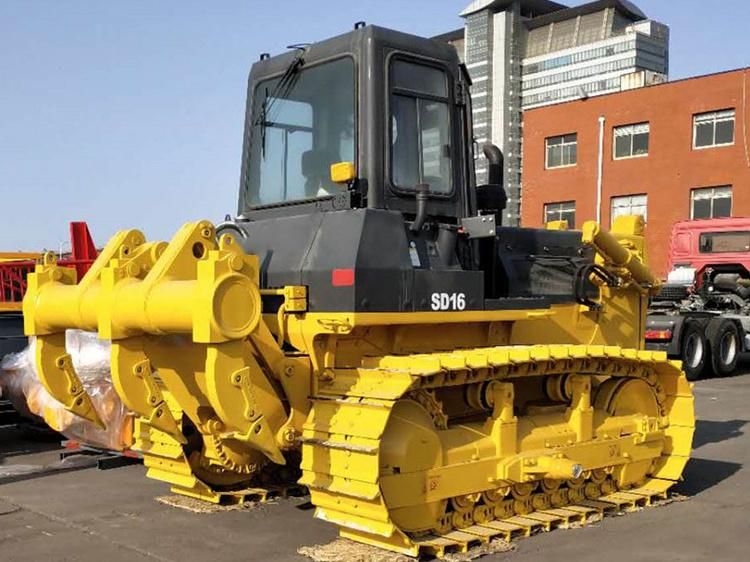 Shantui 160HP Crawler Bulldozer SD16 with Ripper in Ecuador