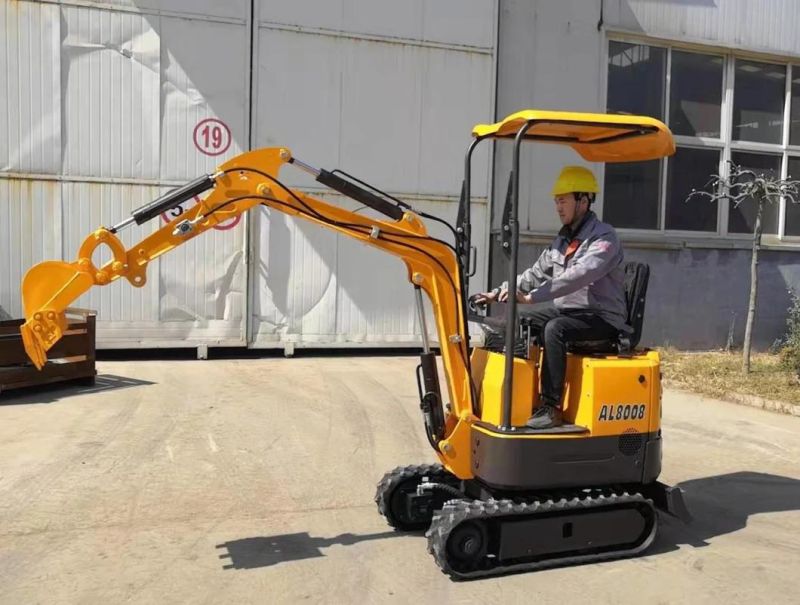 AL8008 0.8ton Mini Excavators with Various Attachments and Cheap price