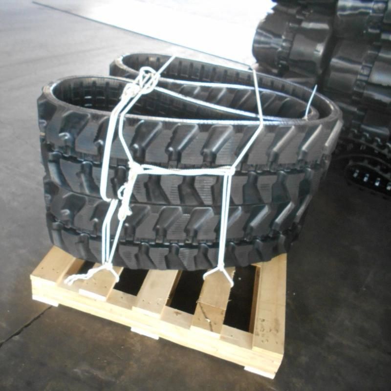 Rubber Track for Ym, Kbt, Cat Excavator 300*52.5*76K