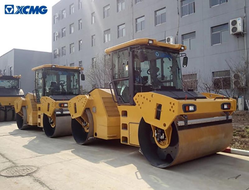 XCMG Road Construction Equipment Roller Xd83 Double Steel Wheel Hydraulic Dual Drive