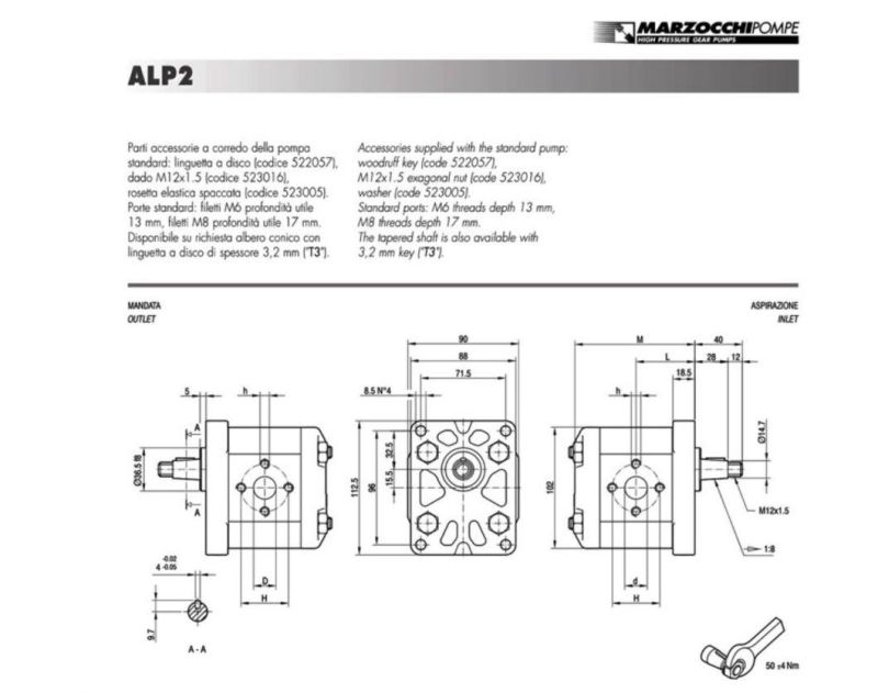 Ghp2-D-25 Gear Pump