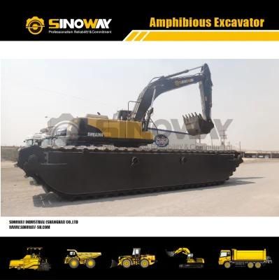 Swea260 Amphibious Dredger for Deepening and Cleaning of Waterways