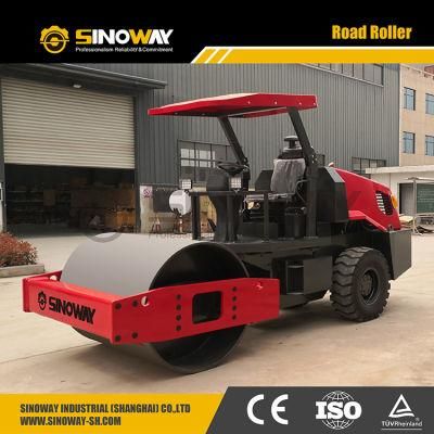 Construction Machine Road Roller 6 Ton Vibratory Drum Roller