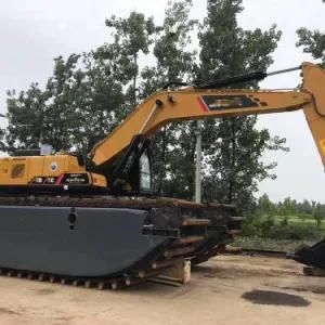 Swamp Excavator 30 Ton Amphibious Excavator with Pontoon and Dredging Pump