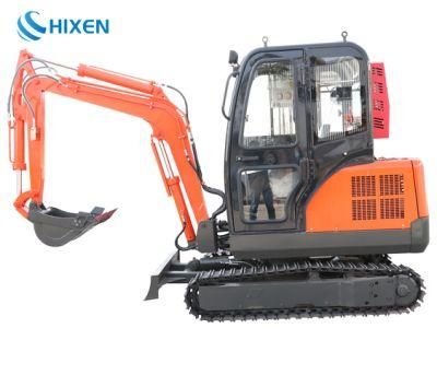 China 3 Ton Mini Digger with CE Attached Tools Such as Hammer Auger Hot Sale