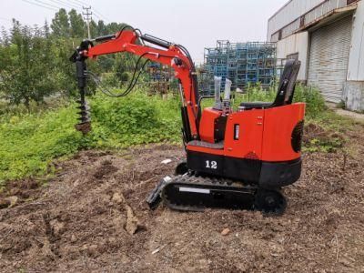 Ht10 Excavating Machinery Hydraulic Excavator Garden Use Trenching Crawler Small Mini Excavator