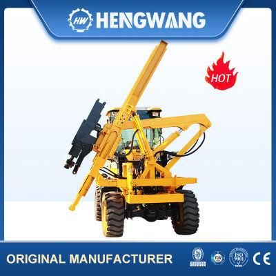 Solar Pile Installation and Construction Highway Guardrail Hydraulic Pile Driver