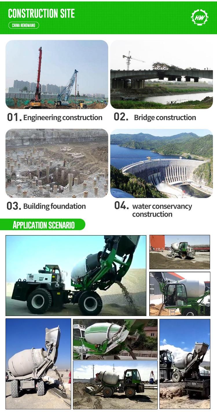 Construction Small Self Loading Concrete Cement Mixer Truck