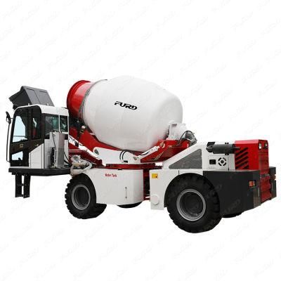 Automatic Feeding Mixer Truck 3cbm Self Loading Cement Mixing Truck