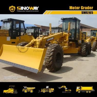 Good Quality 165HP Motor Graders with Cummins Engine and Rear Ripper