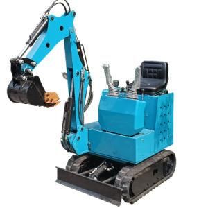 Shandong Kv08 Lithium Battery Mini Excavator Micro Digger Crawler Rubber Track Electric Bagger