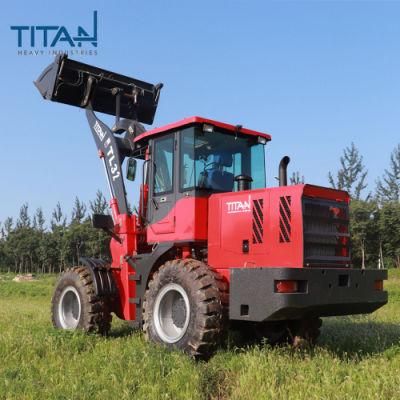 92kw Wheeled TITAN China Wheel with Bucket Tractor Loader TL30