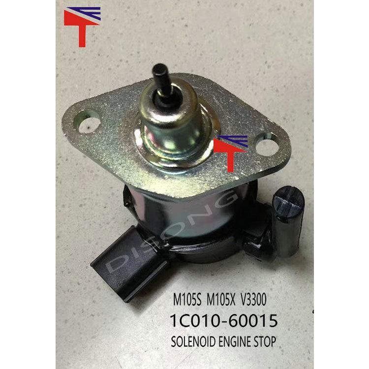 Stop Solenoid Cut off Solenoid M105s M105X V3300 Solenoid Engine Stop 17208-60015