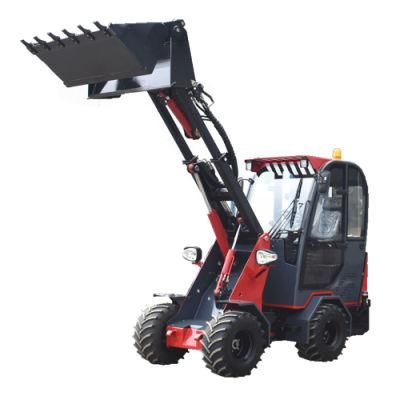 China Hot Selling Mini Wheel Loader 0.6t 1t 1.5t 2t Telescopic Small Radlader Payloader with Multifunction Attachments