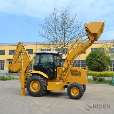 Small Digging Tractor Backhoe Loader with Bucket for Sale