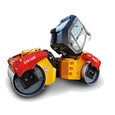 Road Construction 13ton Tandem Drum Static Road Roller Str130c