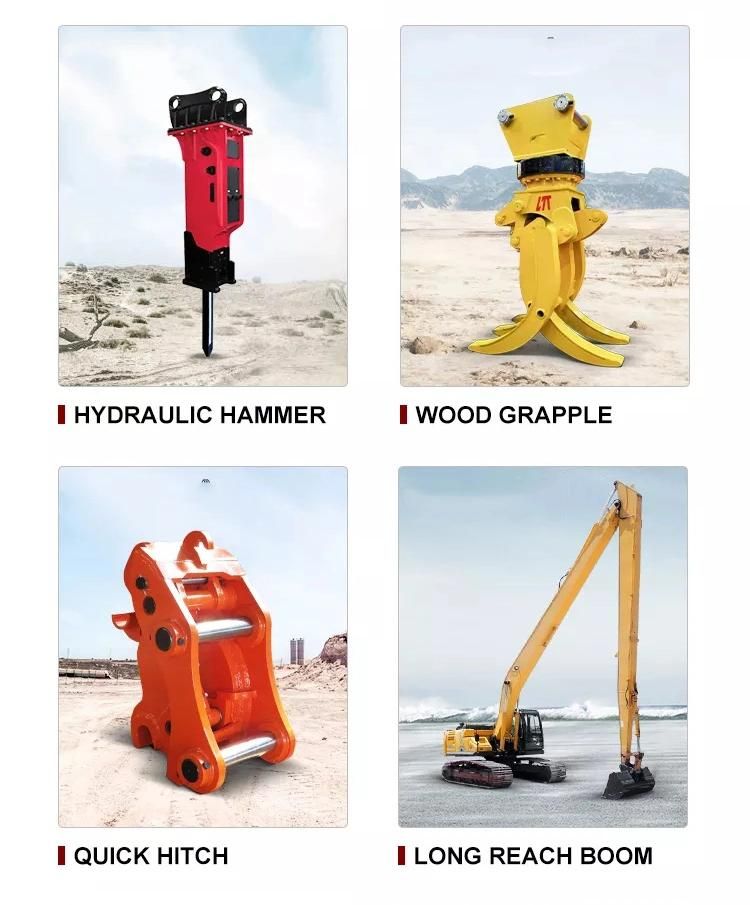 Rock Hammer Breaker Hydraulic Hammer for Excavator Silence Type Hydraulic Rock Hammer Top Jack Breaker Soosan Sb70 for 18 to 21 Tons Excavator Edt