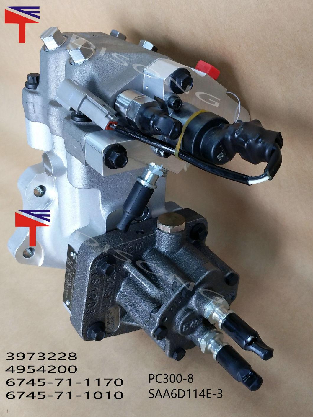 Fuel Pump 6745-71-1170 6745-71-1010 for Excavator PC300-8 Engine SAA6d114 Qsc Spare Parts 3973228 4954200