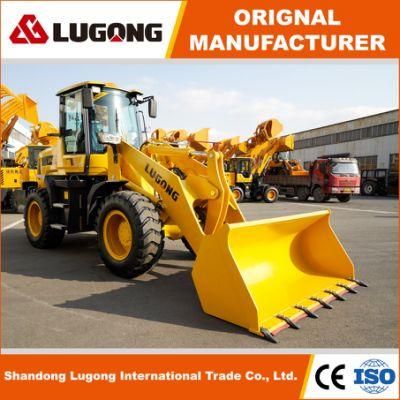 CE Approved Mini Wheel Loader Yuchai Engine 4 Wheel Drive Radlader with Steering Pump for Road