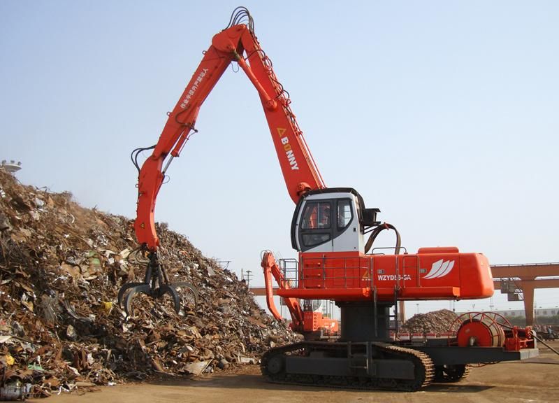 China Wzyd55-8c Bonny 55 Ton Hydraulic Material Handler for Scrap Metal